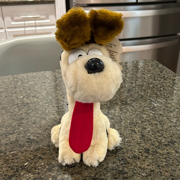 Odie NWT 80s Garfield 1983 Dakin and Co. Stuffed Animal Plush Toy Collectible - Picture 12 of 12